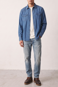 Alley Docks 4018 Denim Western Shirt