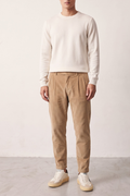 Reworked 4731 Sand velvet trousers