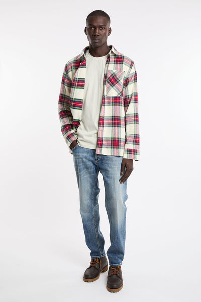 Barbour 4070 Camicia scozzese panna