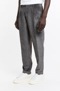 Reworked 4665 Pantalone Belfort in velluto a coste grigio