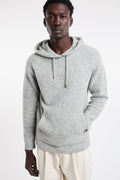 Daniele Fiesoli 4185 Maglione con cappuccio grigio perla