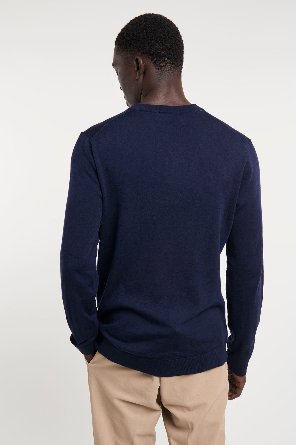 Selected 9395 Maglia girocollo merino