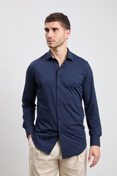 Cruna 3701 Manhattan blue shirt