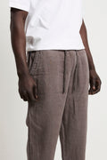 Keeling 3245 Pantalone in lino moka