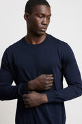 Reworked 3453 Maglia manica lunga blu