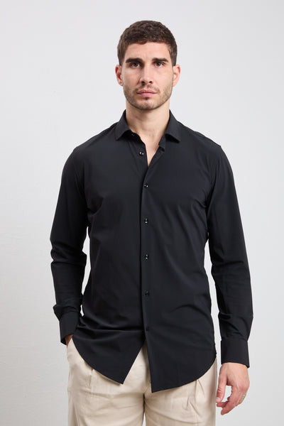 Cruna 3703 Black Manhattan Shirt