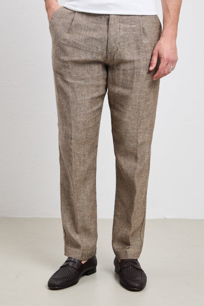 Officina 36 - 3334 Pantalone moulineè marrone