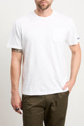 Saint Barth 3527 T-shirt bianca con taschino