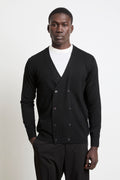 Reworked 2467 Cardigan nero doppio petto