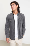 Alley Docks 2033 Camicia denim grigio