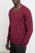 Reworked 2551 Maglia V burgundy