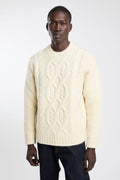 Kangra 4321 Maglione trecce panna
