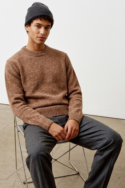 Daniele Fiesoli 4193 Vrillé crew neck sweater peat