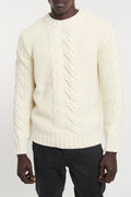 Kangra 9210 Crewneck Braided Sweater