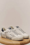 Crime London 4161 Sneakers Distressed bianca con scritte