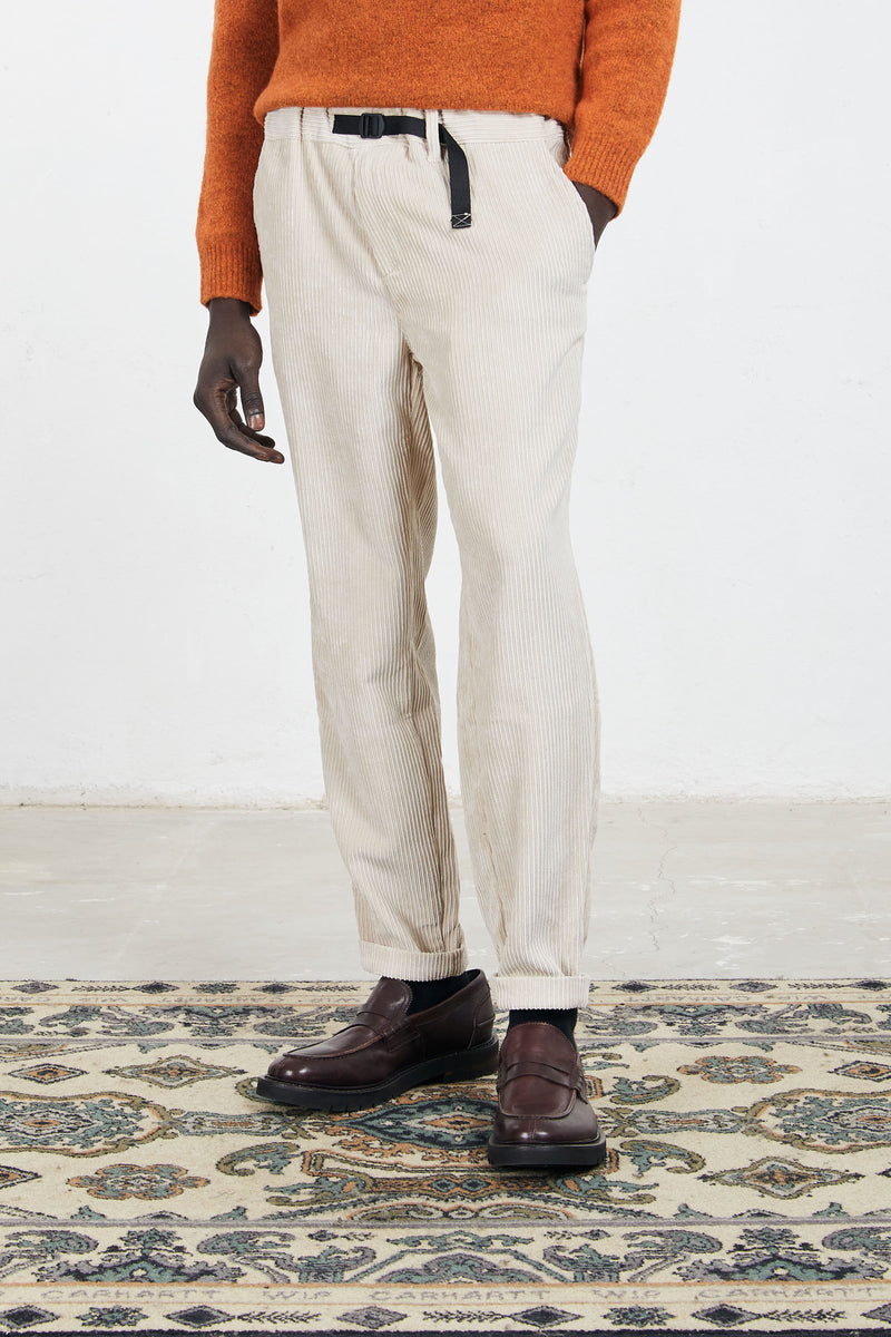 reworked pantalone in velluto a coste misto poliestere colore burro 7906