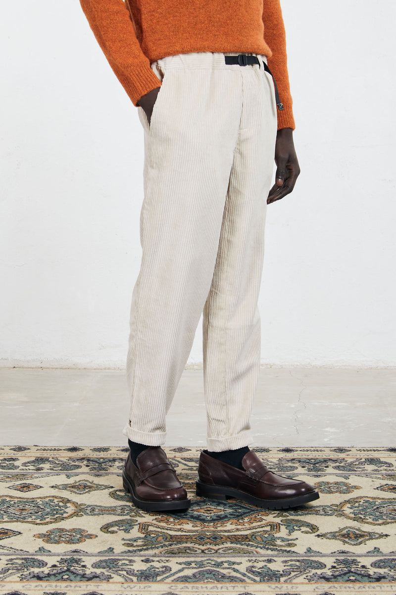 reworked pantalone in velluto a coste misto poliestere colore burro 7906
