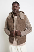 The Jackie Leathers 2675 Giubbotto Brad reversibile in pelle tortora