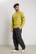 CP Company 3125 Sweat-shirt manica lunga verde acido