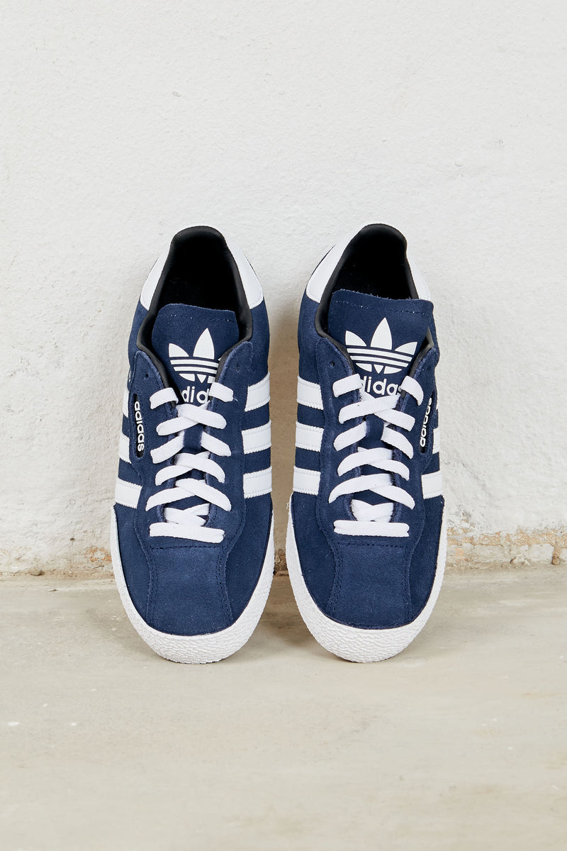 adidas originals sneakers samba super suede colore blu bianco 7012
