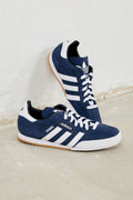 Adidas Originals 7012 Sneakers Samba Super Suede Blu/Bianco