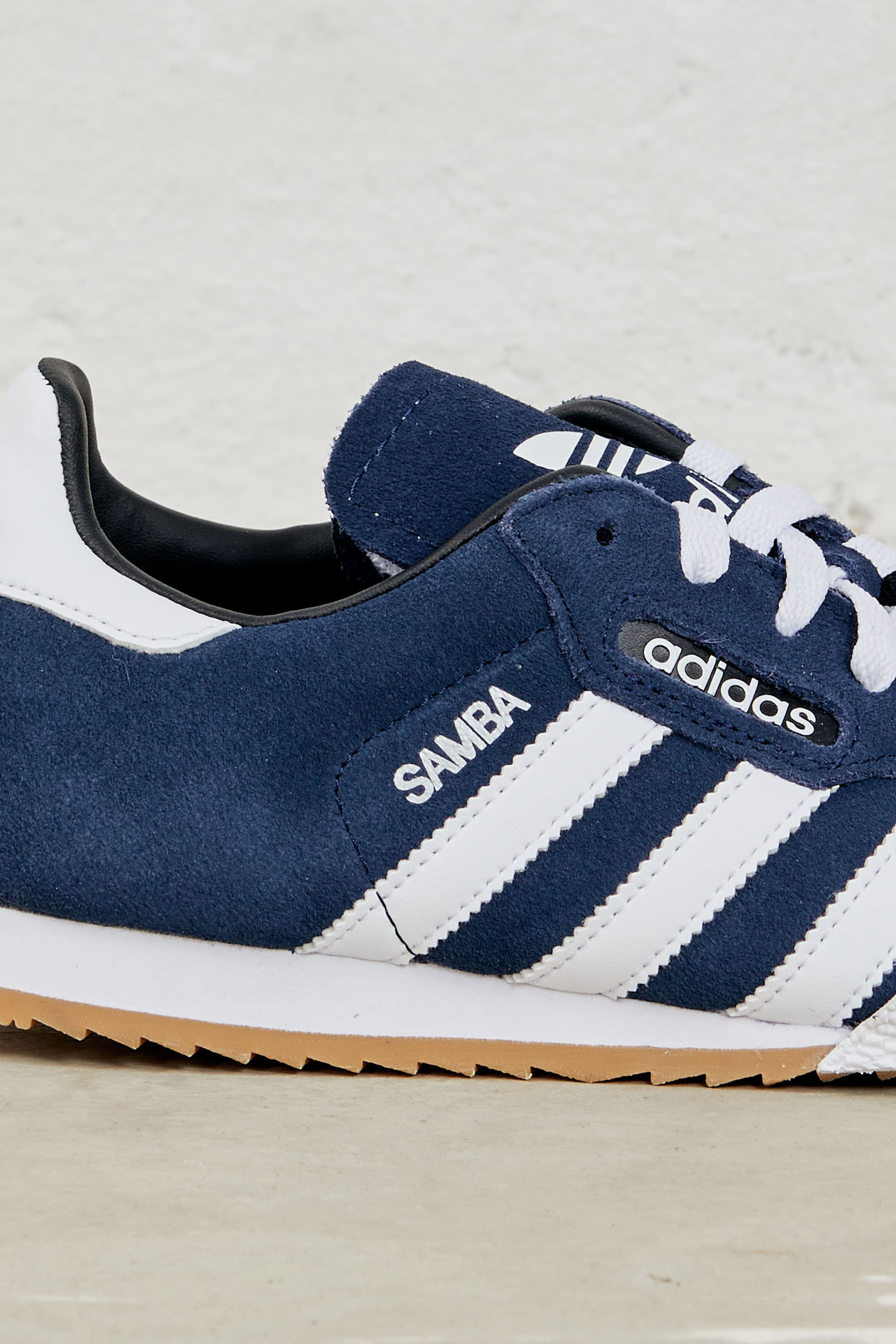 Adidas samba store blau wildleder