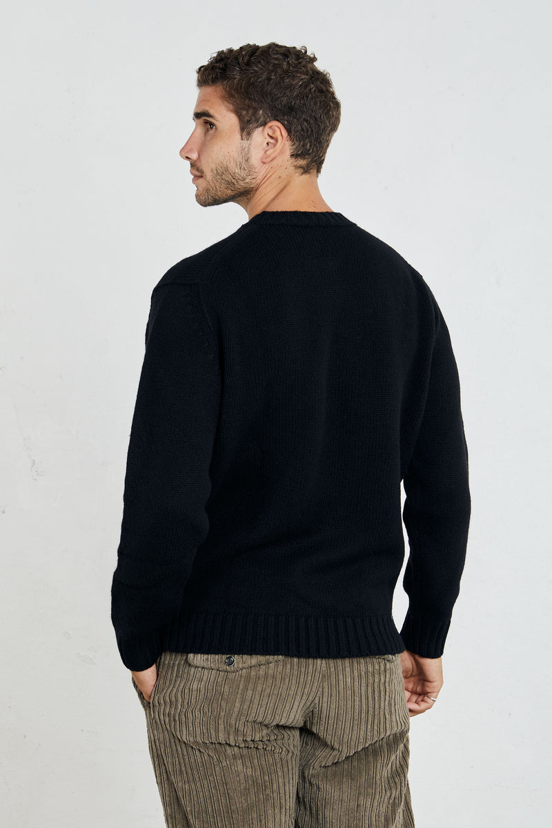 kangra maglia girocollo lana colore lana 7325