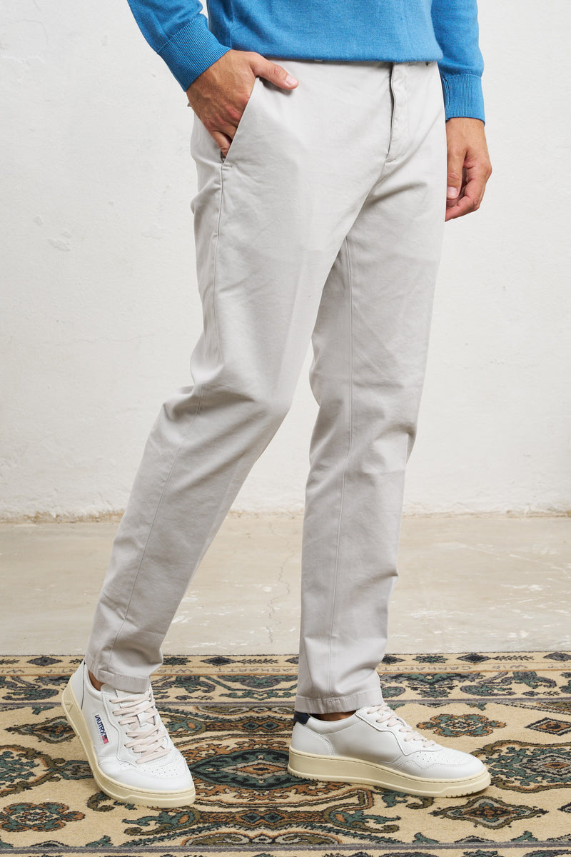 department 5 pantalone prince chino misto cotone colore ghiaccio 7250