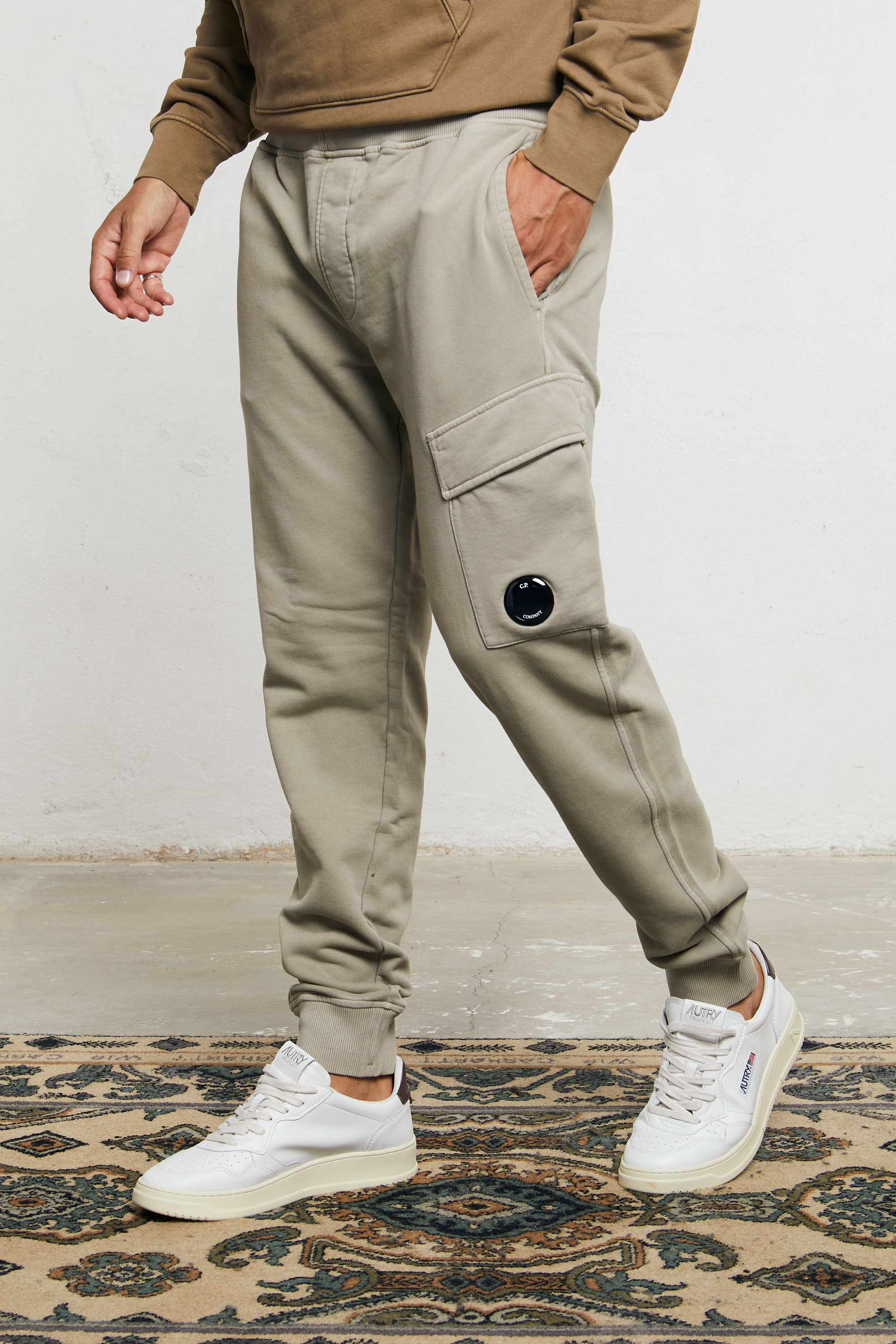 Cp company best sale joggers grey