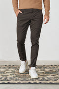 Pantalone Gaubert 7054 Misto Cotone Colore Marrone Dondup