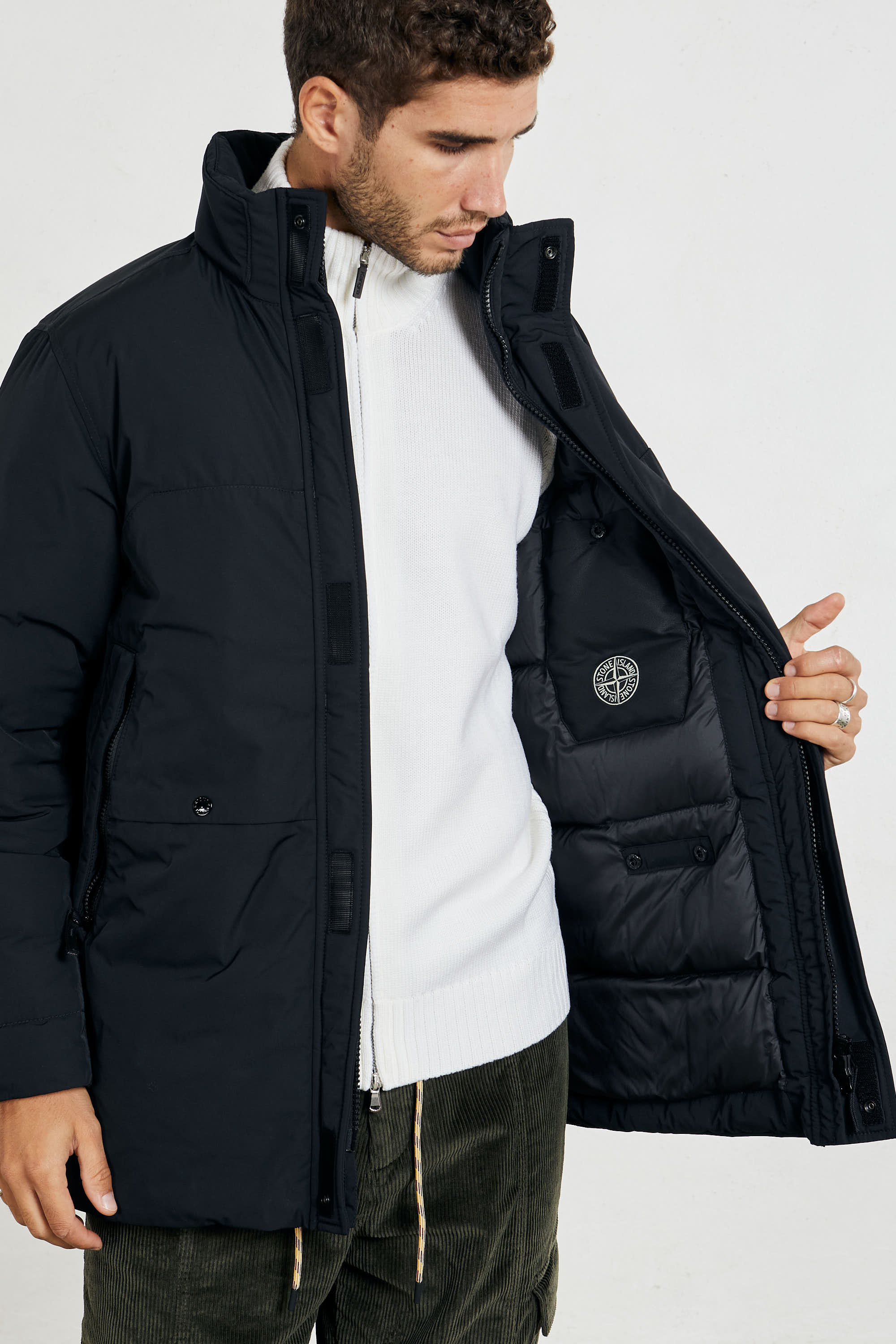 Stone island micro clearance down