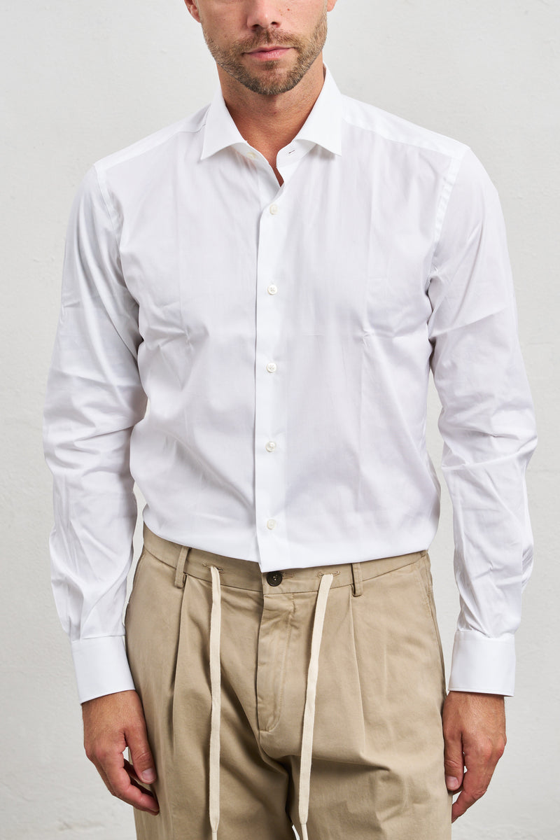 xacus camicia classic misto cotone colore bianco 7732