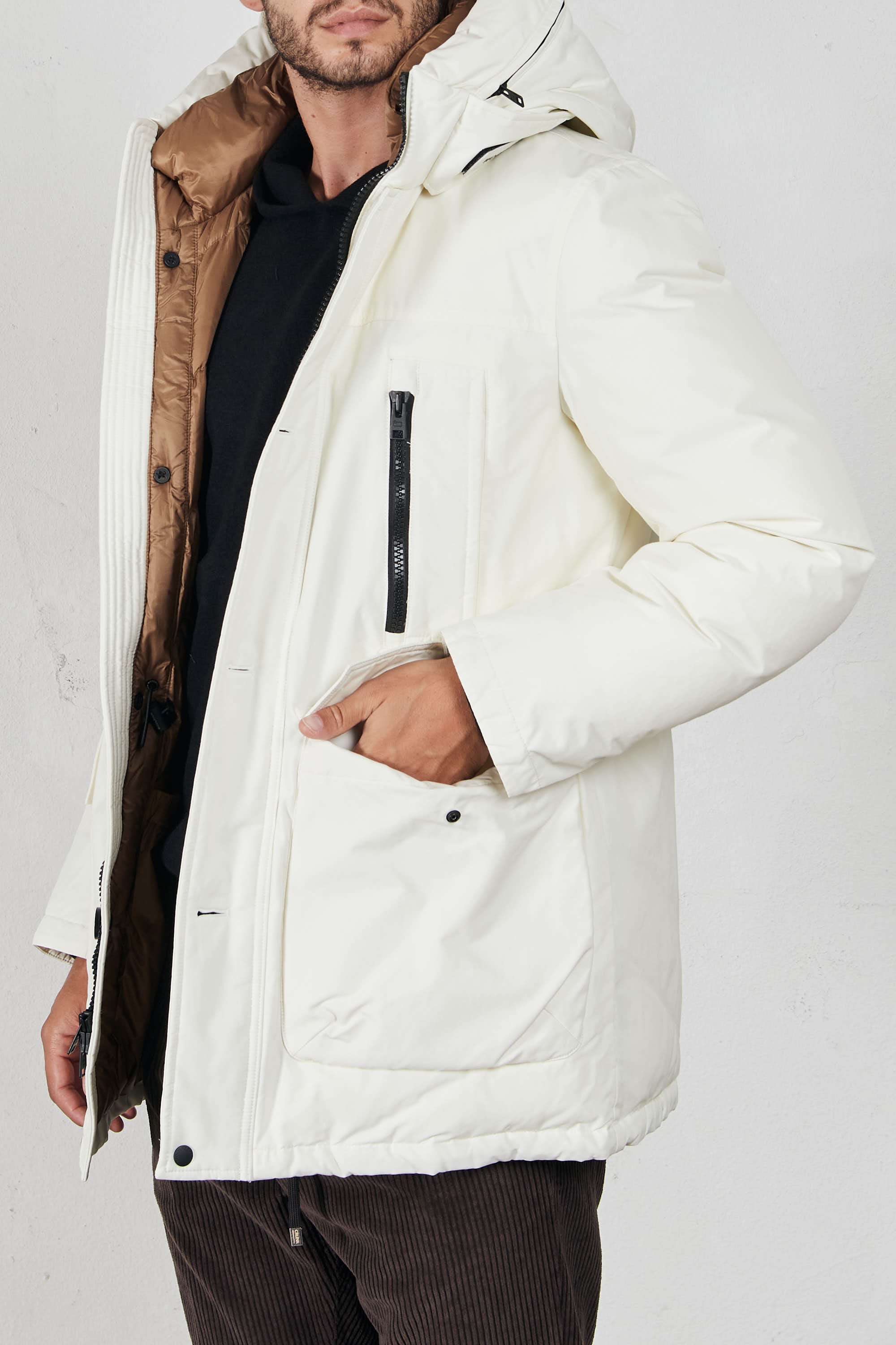 Woolrich on sale white parka