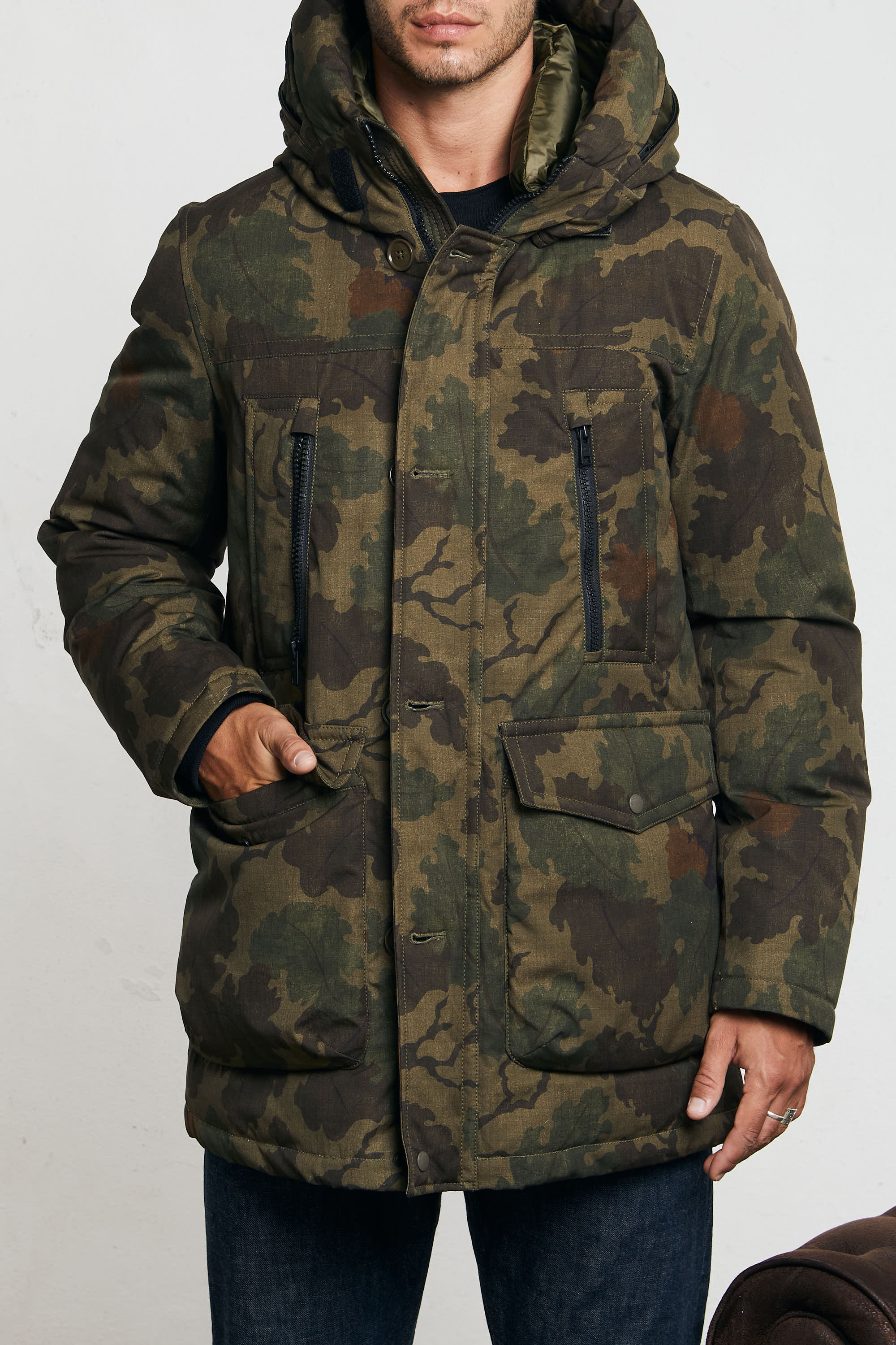 Woolrich hot sale parka camouflage