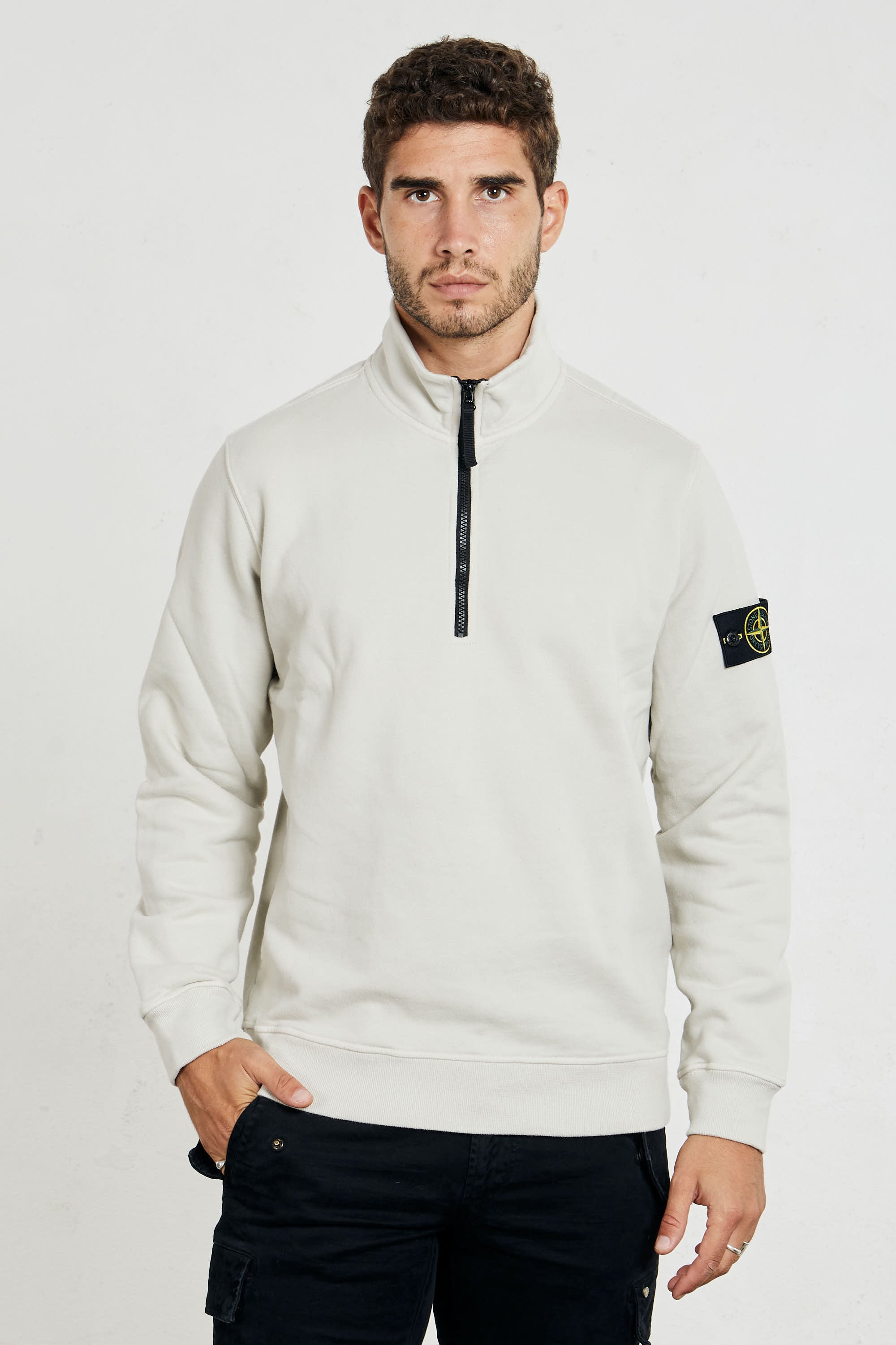 Felpa invernale stone island sale