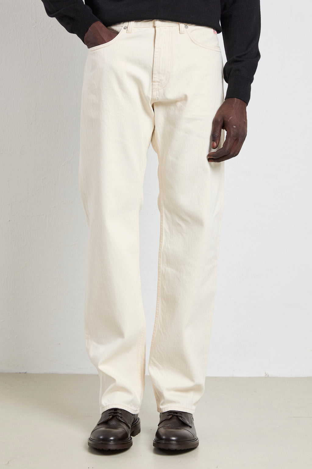 Roy Roger's 2369 Jeans Cult Wide Re-Search Selvedge bull ecru