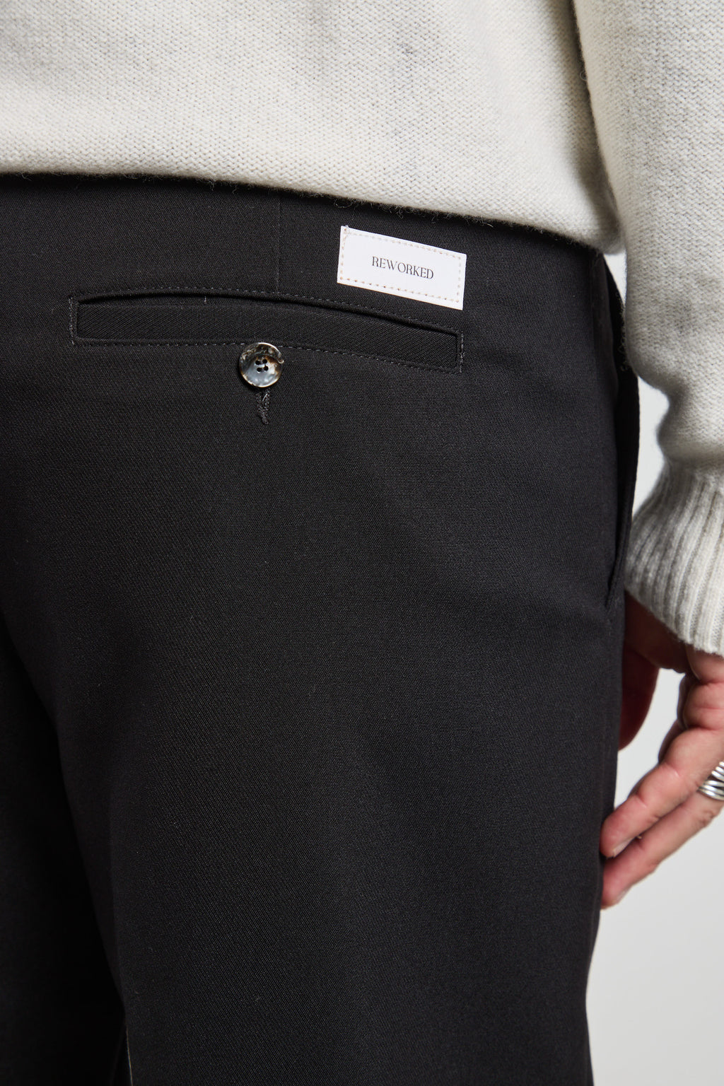 Reworked 2534 Pantalone nero Batteria