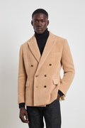 Reveres 2384 Giacca doppiopetto beige