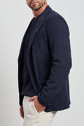 Reworked 2528 Giacca blu Campiglio velluto