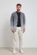 Arovescio 2050 Cardigan grigio sfumato