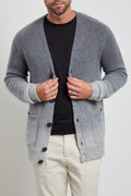 Arovescio 2050 Cardigan grigio sfumato