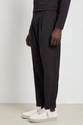 Reworked 2456 Pantalone pinces nero