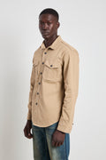 Clark 2104 Overshirt Gabardina sabbia
