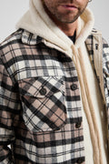 Woolrich 2688 Overshirt check panna