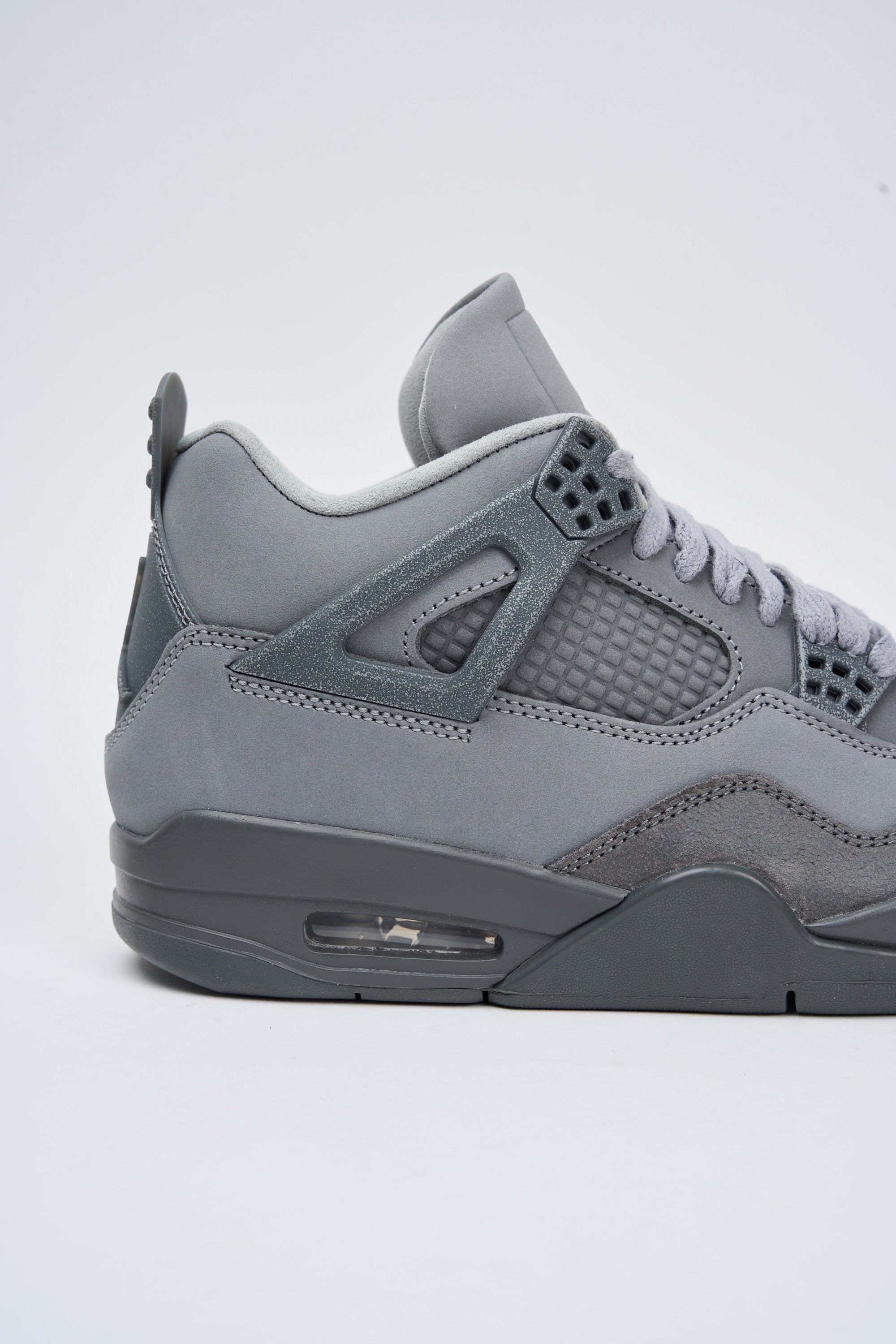 Gray suede jordan 4 online