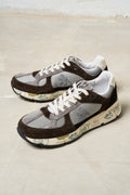Premiata Sneakers MASE Pelle Scamosciata Nylon Colore Grigio Ghiaccio 7459