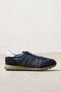 Premiata Sneakers Lucy Pelle Scamosciata Nylon Colore Blu 7457