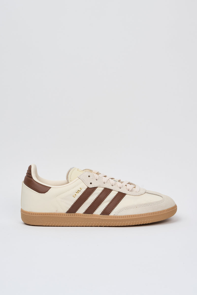 Adidas Shoes Samba OG Mesh Leather Cream/Brown Adidas man cream/brown