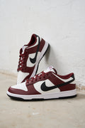 Nike Sneakers Dunk Low Leather White Bordeaux