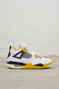 Nike Sneakers Jordan 4 Leather White/Yellow